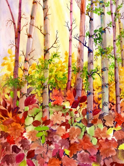 Autumn Woods by Neela Pushparaj